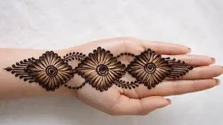 New stylish mehndi design/new mehndi design #creativehenna #viralvideo #grow#explore 