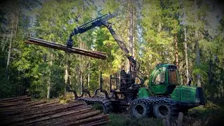 John Deere 1110E harvennuksella.🌲🌲🌲