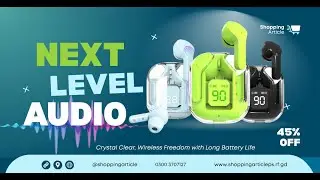 AIR31 Transparent Earbuds | Bluetooth 5.3 | LED Display | Best Wireless Earbuds in Pakistan