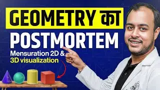 DAY-07 | Geometry ka Postmortem! | Mensuration 2D & 3D visualization | RRB JE Maths & GATE Aptitude