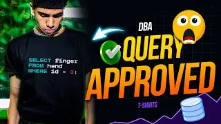 Funny DBA T-Shirts for Database Admins, SQL Developers & Server Geeks -SQL Shirts