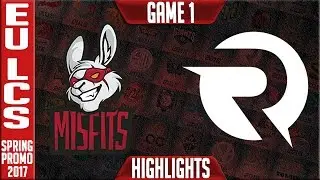 Misfits Academy vs Origen Game 1 Highlights - EU LCS Summer Promotion 2017 - MSA vs OG G1
