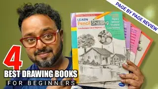 4 BEST Drawing Books For Figure Drawing Landscape Portrait & Shading | For Beginner Artists #artbook