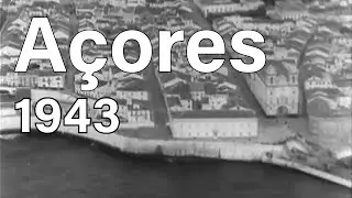 Angra do Hero&iacute;smo & Amplia&ccedil;&atilde;o da Base das Lajes - Ilha Terceira l 1943