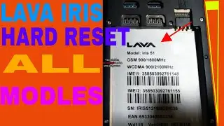 lava iris hard reset 51/a25/z81/z25/z50/z60s/z70/z80/z90/z61/z91/ pattern unlocking (hard reset)