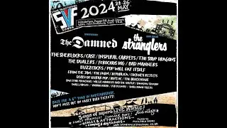 Stone Valley South 2024 Festival The Damned , Ruts DC , FTJ , Republica ,Cockney Rejects etc