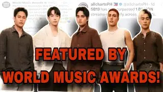 BREAKING:&nbsp;SB19 FEATURED BY WORLD MUSIC AWARDS! | Esbi Updates