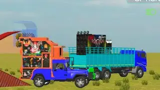 JCB vs Dumper Truck 🚧 | Unloading Challenge in Game | Viral Gaming Video #viralvideo #gaming #viral🚜