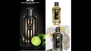 MANCERA- Ароматное знакомство❤.Lemon line🍋,Gold aoud,Black vanille