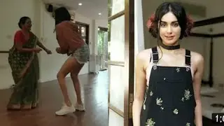 Adah Sharma Dancing with her GRANDMOTHER On Bom Diggy Diggy Bom..
