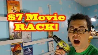 How To Make a $7 Movie Rack!