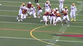 Justin Morrison- College at Brockport football highlights
