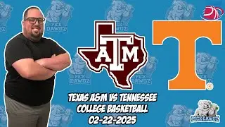 Texas A&M vs Tennessee 2/22/25 Free College Basketball Picks and Predictions | NCAAB Pick