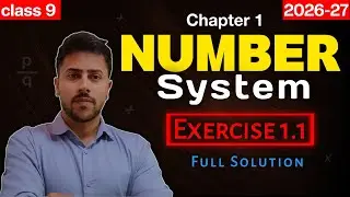 Exercise 1.1 Class 9 Maths 🔥 Number Systems Chapter 1 | NCERT Full Solution