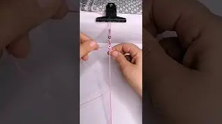 TUTORIAL 👆C&oacute;mo hacer una pulsera de hilo chino Tejida con corazones