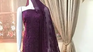 Traditional | Bareeze Embroidery | Jall Suits | Pure Soft Chiffon | The Art of Threads | Pakistan