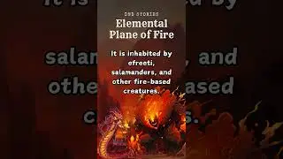DND Locations: Plane of Fire #dnd #lore
