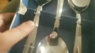 Unboxing Oneida Serving Spoons #unboxing #kitchenware