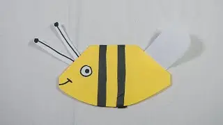 How to Make a Cute Bee Paper Craft - Paper Crafts Animals - Paper Art TV