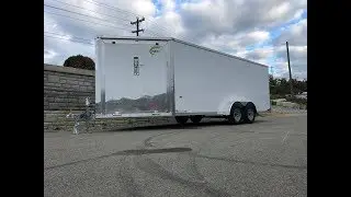 Neo 7x22' Aluminum Enclosed All-Sport Snowmobile Trailer 3-place Sled Hauler NAS227TF