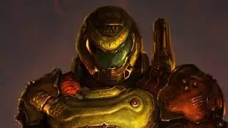Doom Guy/Doom Slayer with 8 seconds of E1M1