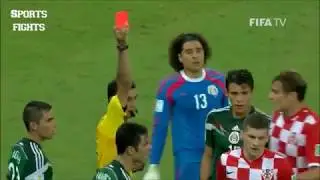 RED CARD IN WORLD CUP 2010 & 2014