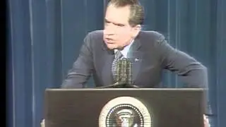 Richard Nixon 11.17.73 Press Conference--Talks Shield Laws