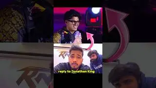 SCOUT REACTION ON JONATHAN KING STATEMENT 💀 #scout #shorts #bgmi #jonathangaming #pubg