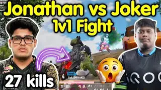 Jonathan vs Soul Joker 1v1 fight 🔥 Godlike 27 kills domination 🥵