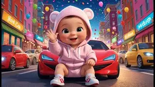 Red Car&rsquo;s New Year City Ride | Fun Action & Learning Video for Toddlers