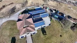 Villa Rendena dall'alto