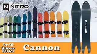 24-25 NITRO SNOWBOARDS ナイトロ スノーボード QUIVER CANNON 【クイーバー】【キャノン】 Cannon