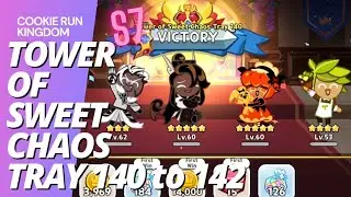 Cookie Run Kingdom Tower Of Sweet Chaos Tray 140, Tray 141 & Tray 142