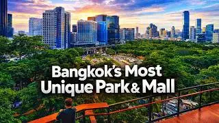 Dusit Central Park Bangkok 🌿🛍️  Park & Shopping Mall Walking Tour (4K)