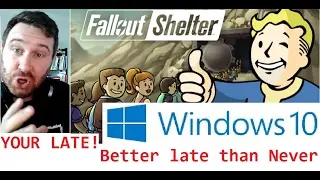 Lets Play fallout shelter on Windows 10 (OUT TODAY)