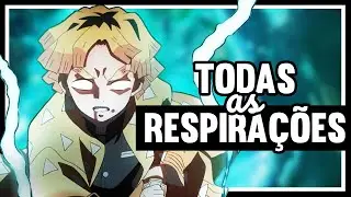 TODAS AS RESPIRAÇÕES DA 1ª TEMPORADA - Kimetsu no Yaiba (Dublado)