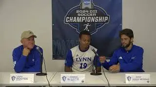 Lynn Men's Soccer | Postgame Press Conference | NCAA Men's Soccer Tournament - Round 3
