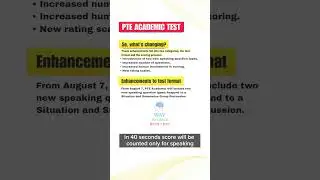 PTE Exam Update 2025 | 2 New Questions August onwards | Prepare Now #shorts  #pte #pteacademic #exam