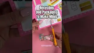 Make Minis Using Doll Packaging | Earth Day Every Day | Recycle Boxes for Crafts| Lil Peach Riot