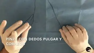 Anudado de sutura con las manos