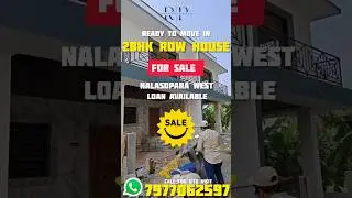 2BHK Row House Bungalow for SALE in Nalasopara west with parking #villa #rowhouse #bungalow