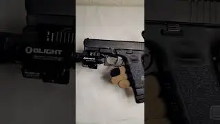 Glock 23 with Olight Baldr Pro and Shield Arms Mag Extension #40cal #Glock #Lawful #Firearms