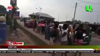Child traffic around Kokrobite, Accra.