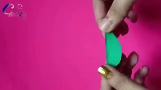 Easy Paper Leaf 🌿 || Paper Craft || 🥰 #diy #craft @CraftArtistB