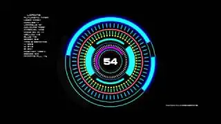 Animated Futuristic Timer (suggestion) - Project #1