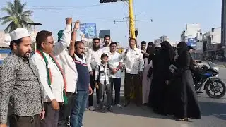 ЛИДЕРЫ СДПИ ОТМЕТИЛИ ТИПУ СУЛТАНА ДЖАЯНТИ НА КОЛЬЦОВОЙ ДОРОге ТИПУ ЧОУК ГУЛБАРГА