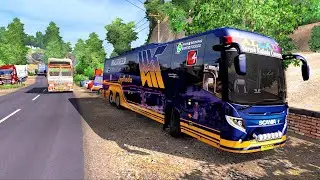 Reckless Bus Drive on village Road | it's Too fast | Ets2..