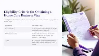 Visa Requirements for Home Care Business Ownership in Florida