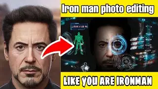 Iron man photo editing || Ironman hud photo editing || editing2020