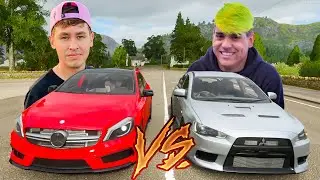 GUI NOBRE VS RENAN FIORINI - LANCER EVOLUTION VS MERCEDES CLA 45 AMG